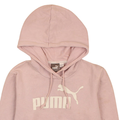 Womens UK Size 14 PUMA Pink Pullover Hoodie
