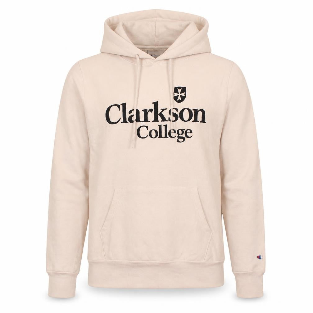Mens UK Size M Champion Beige Pullover Hoodie