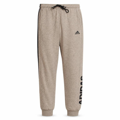 Adidas Mens Beige Jogger Trousers M Regular Fit Cotton Blend