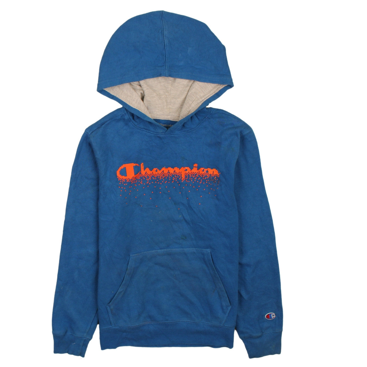 Boys UK Size L Champion Blue Pullover Hoodie
