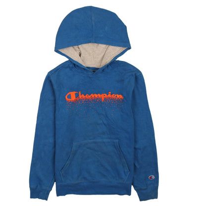 Boys UK Size L Champion Blue Pullover Hoodie