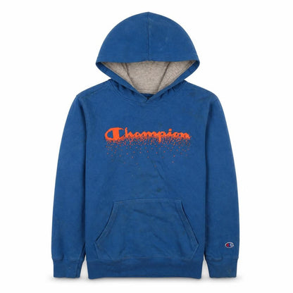 Boys UK Size L Champion Blue Pullover Hoodie