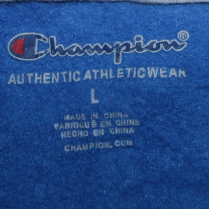 Boys UK Size L Champion Blue Pullover Hoodie