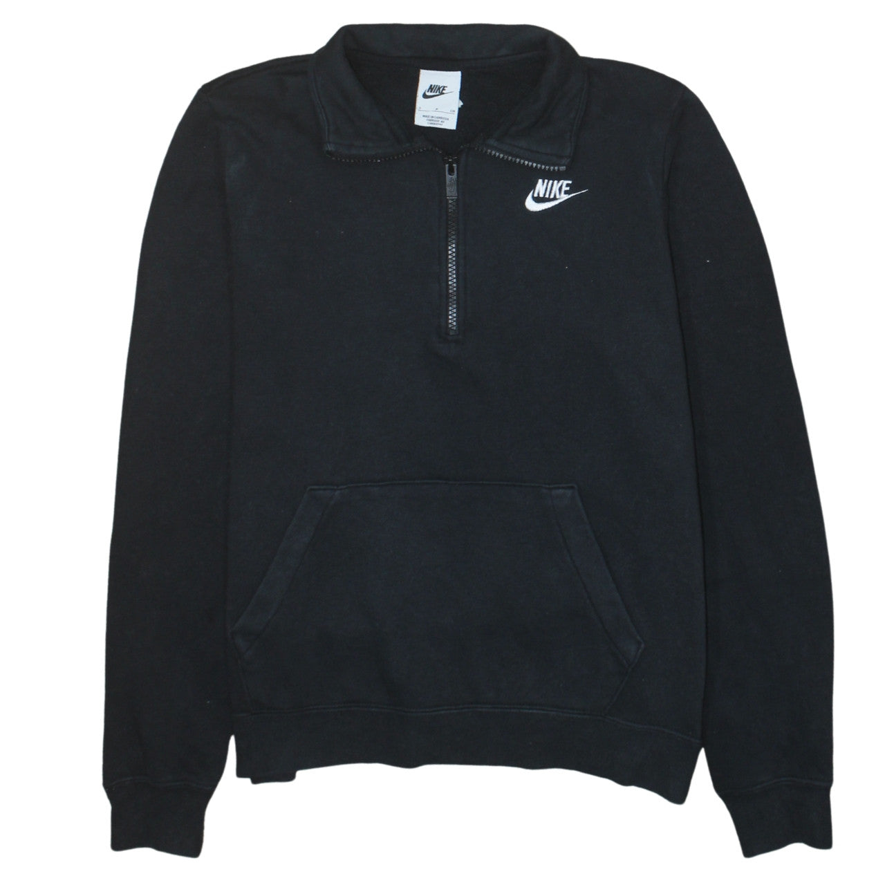 Womens UK Size S Nike Black Pullover Sweatshirt