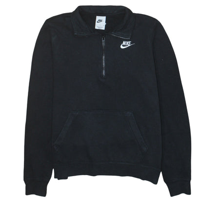 Womens UK Size S Nike Black Pullover Sweatshirt