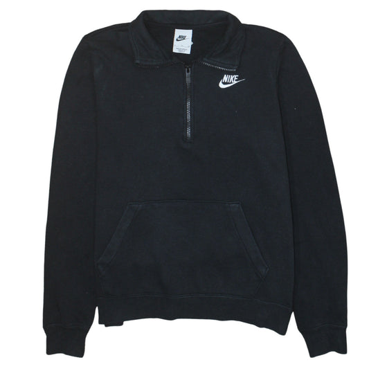 Womens UK Size S Nike Black Pullover Sweatshirt