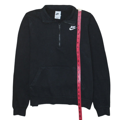 Womens UK Size S Nike Black Pullover Sweatshirt