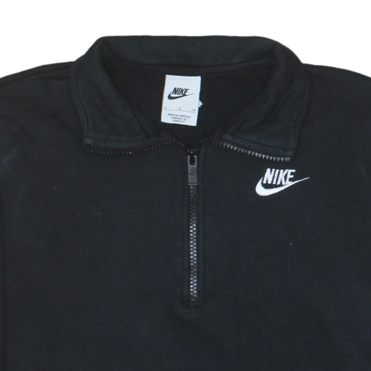 Womens UK Size S Nike Black Pullover Sweatshirt