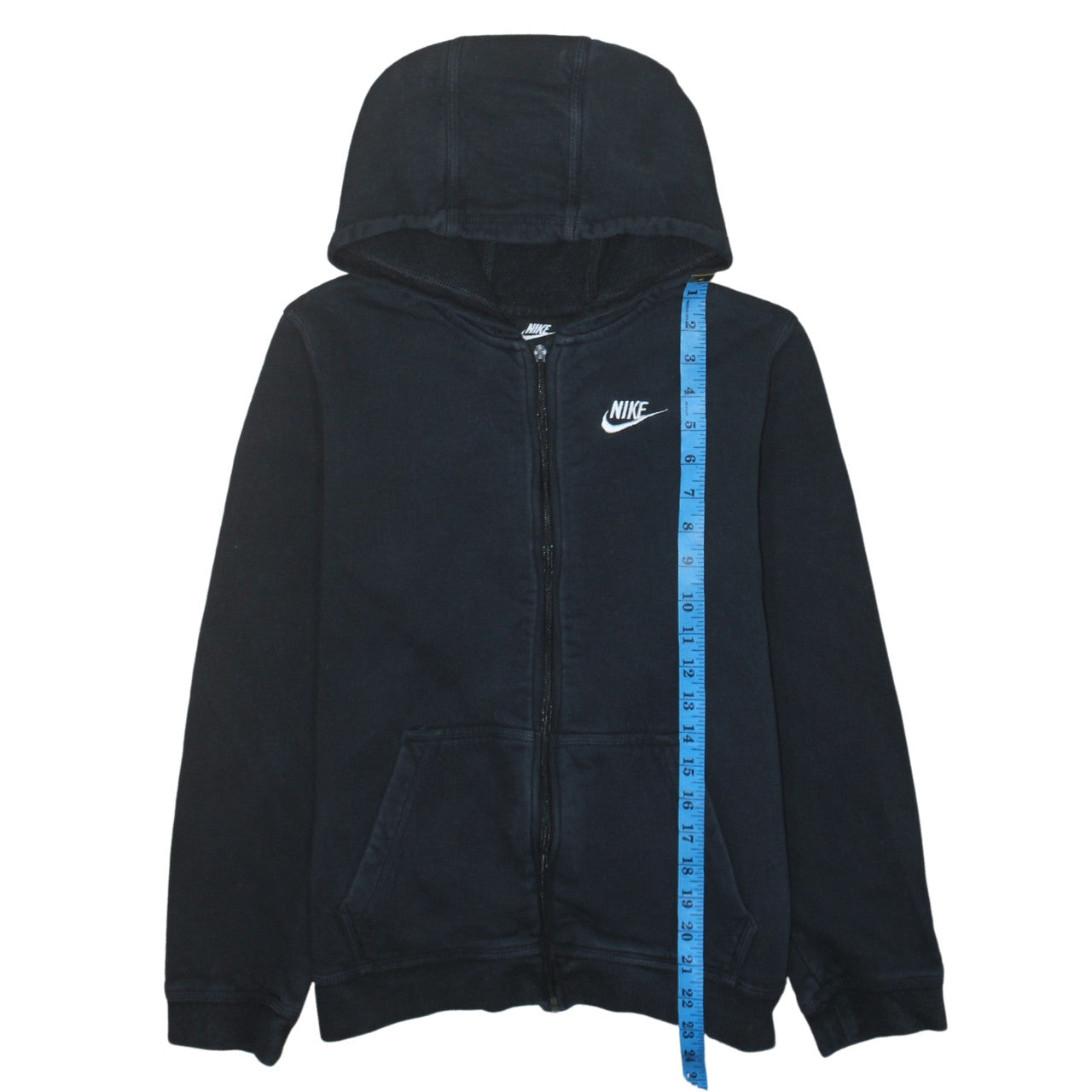 Boys UK Size XL Nike Black Full Zip Hoodie