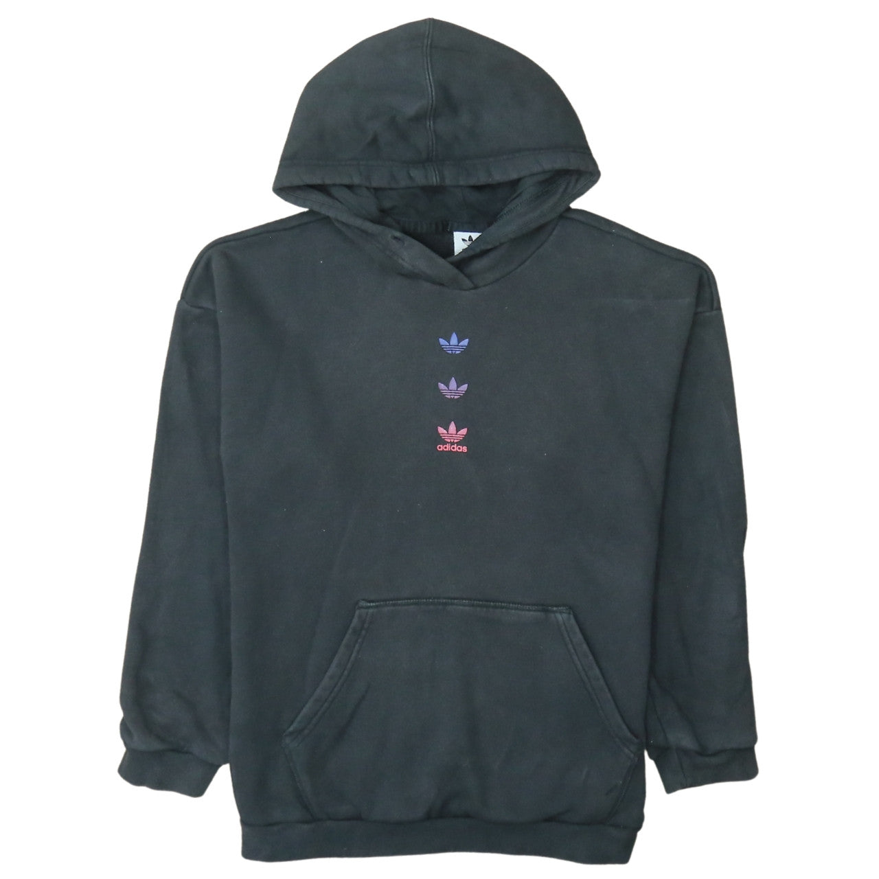 Womens UK Size XS adidas Black Pullover Hoodie
