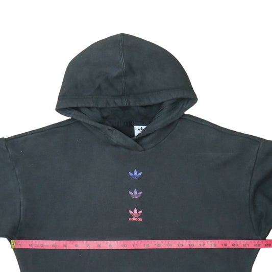 Womens UK Size XS adidas Black Pullover Hoodie