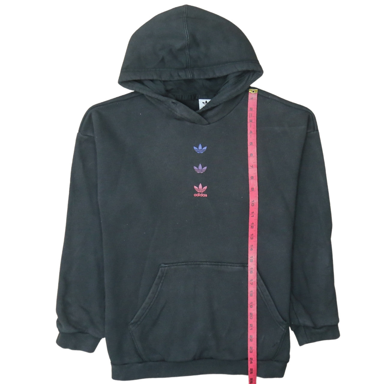 Womens UK Size XS adidas Black Pullover Hoodie