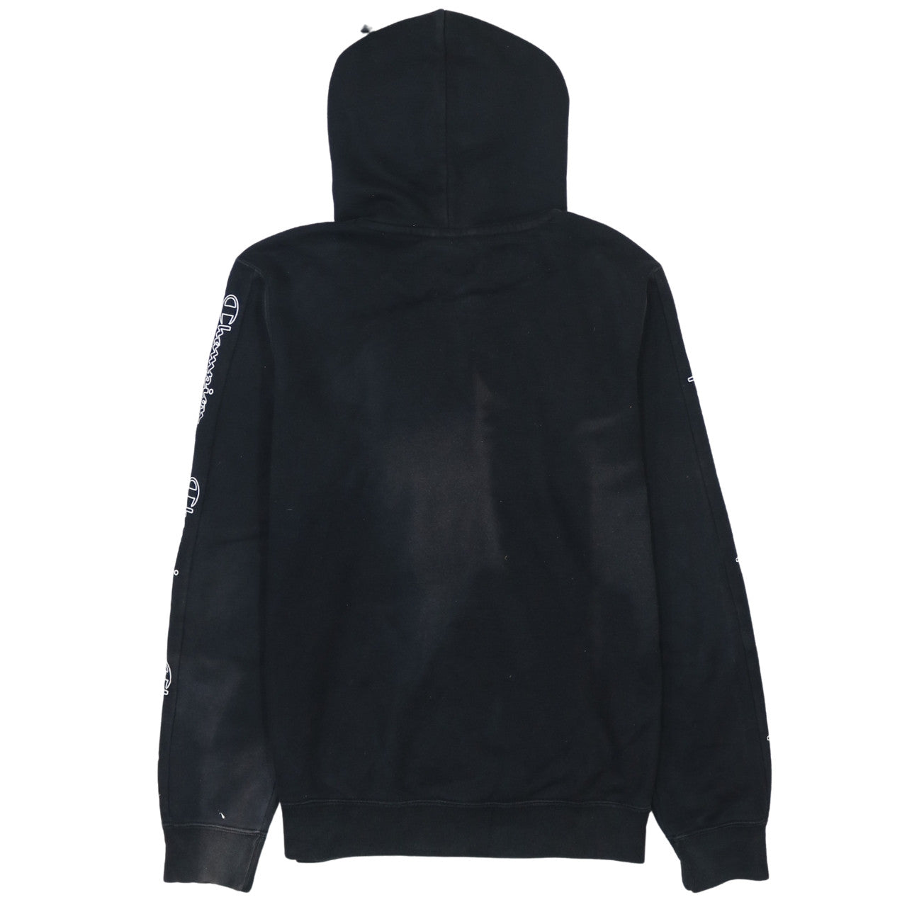 Mens UK Size XS Champion Black Pullover Hoodie