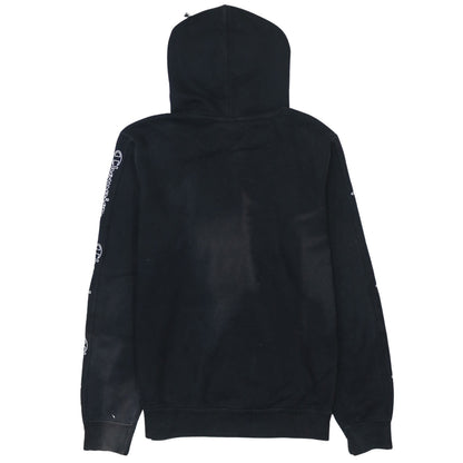 Mens UK Size XS Champion Black Pullover Hoodie