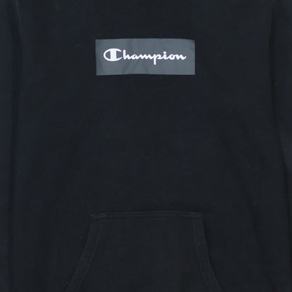 Mens UK Size XS Champion Black Pullover Hoodie