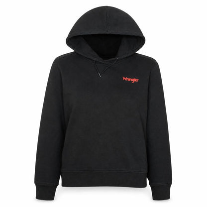 Womens UK Size S Wrangler Black Pullover Hoodie