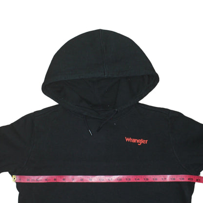 Womens UK Size S Wrangler Black Pullover Hoodie
