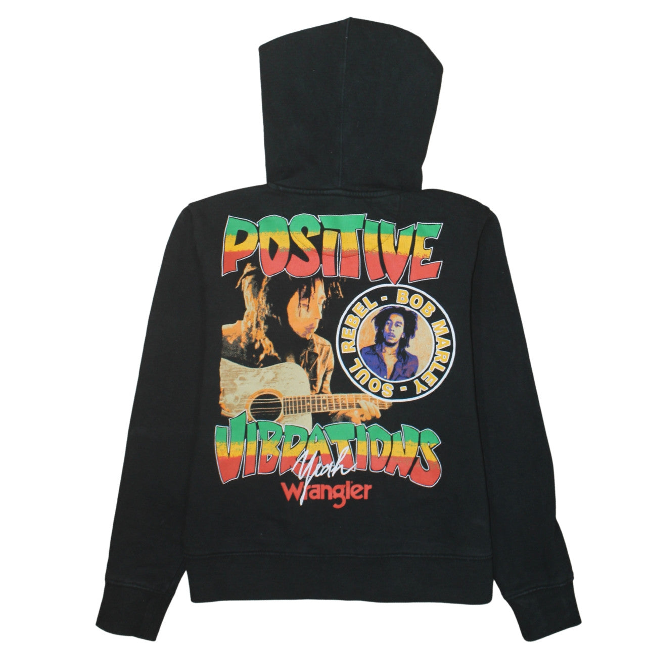 Womens UK Size S Wrangler Black Pullover Hoodie