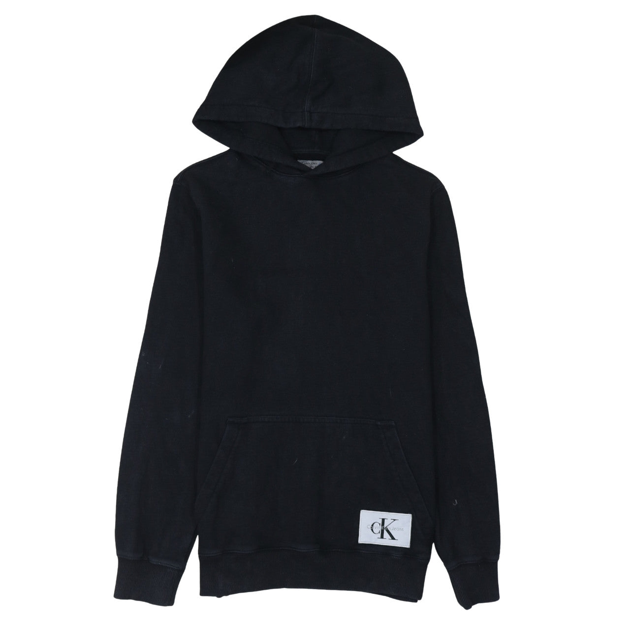 Mens UK Size L Calvin Klein Black Pullover Hoodie