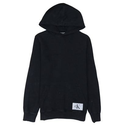 Mens UK Size L Calvin Klein Black Pullover Hoodie