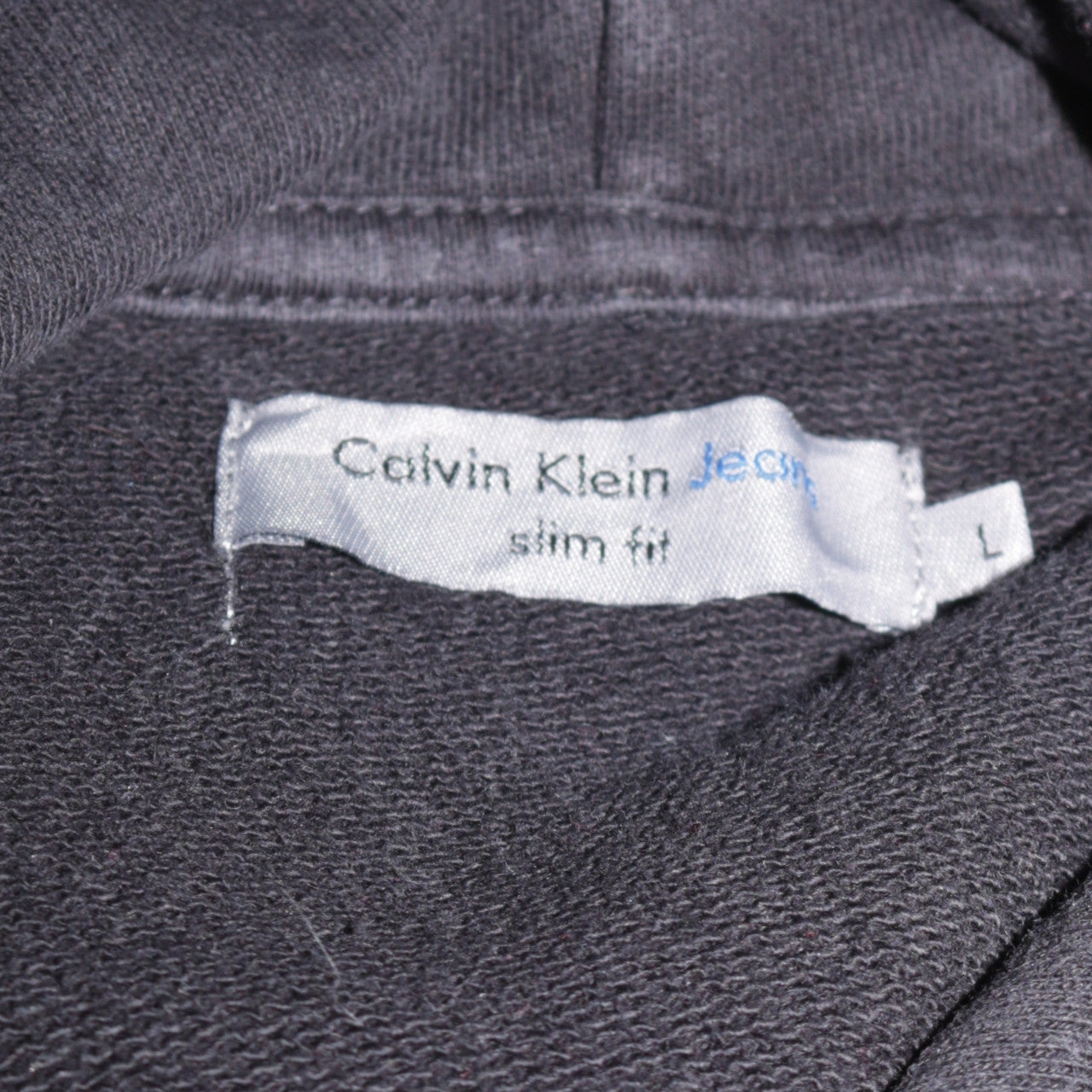 Mens UK Size L Calvin Klein Black Pullover Hoodie