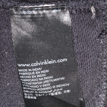 Mens UK Size L Calvin Klein Black Pullover Hoodie