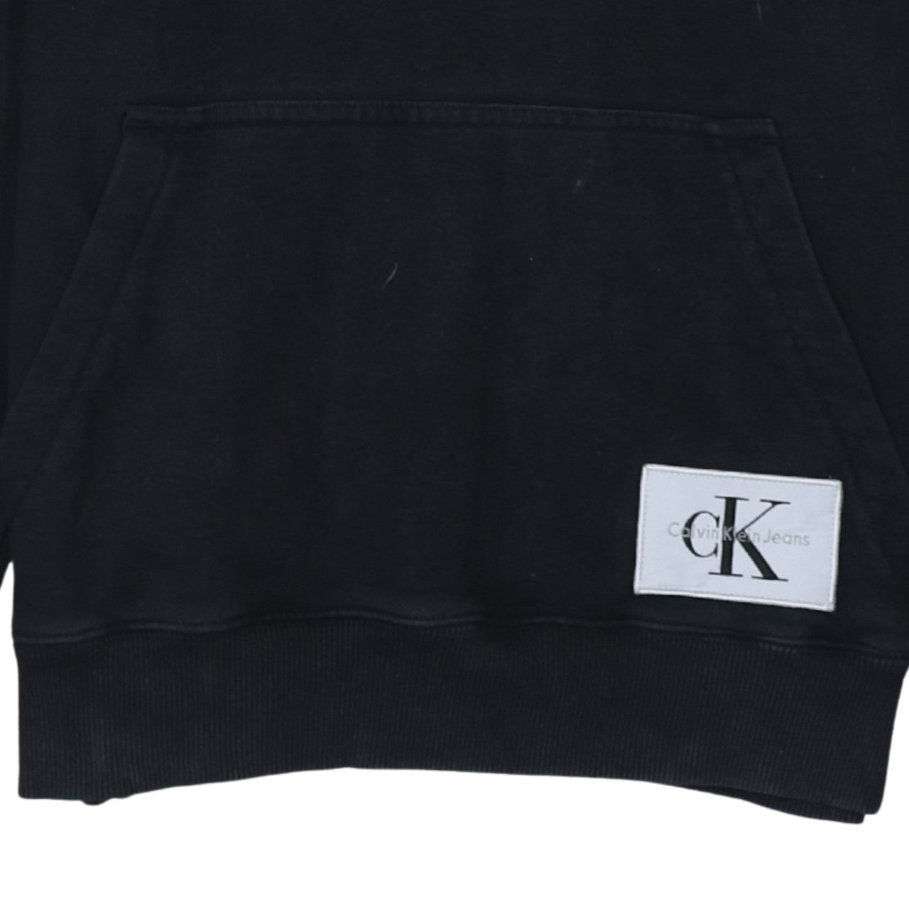 Mens UK Size L Calvin Klein Black Pullover Hoodie