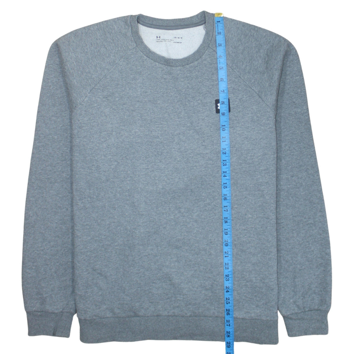 Mens UK Size L Under armour Grey Pullover Sweatshirt
