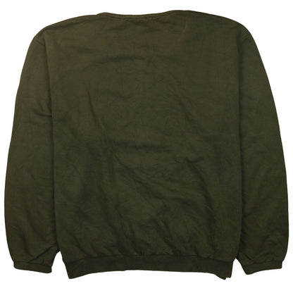 Mens UK Size XL PUMA Green Pullover Sweatshirt