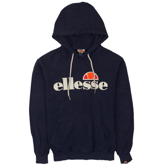 Womens UK Size 8 ellesse Blue Pullover Hoodie