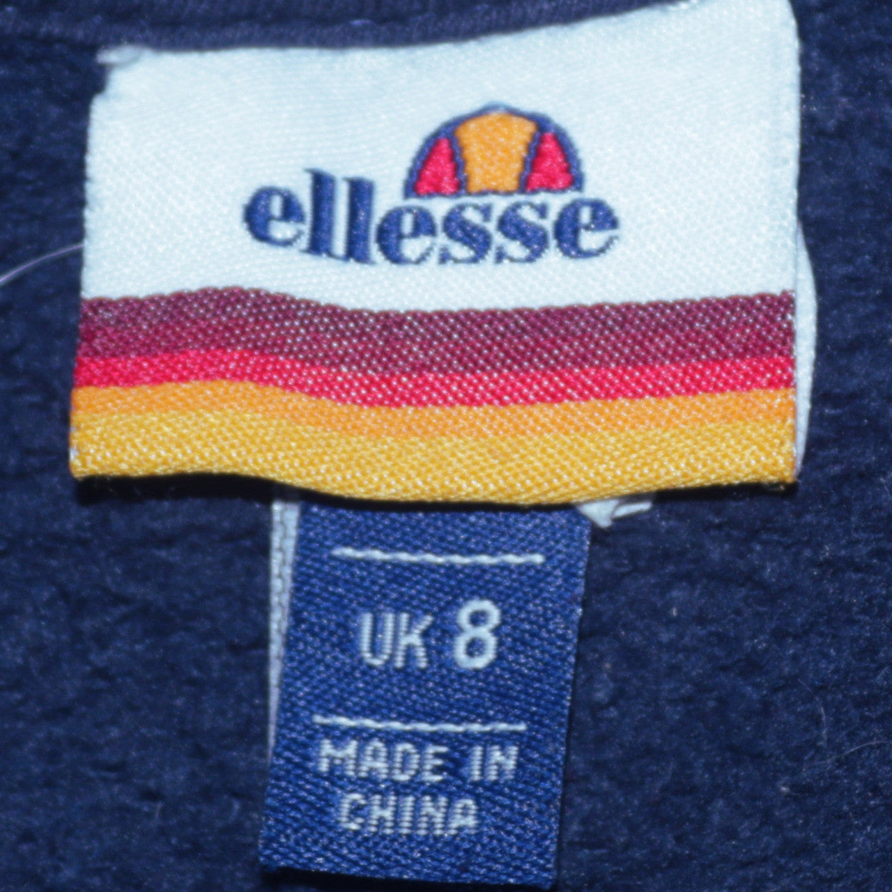 Womens UK Size 8 ellesse Blue Pullover Hoodie