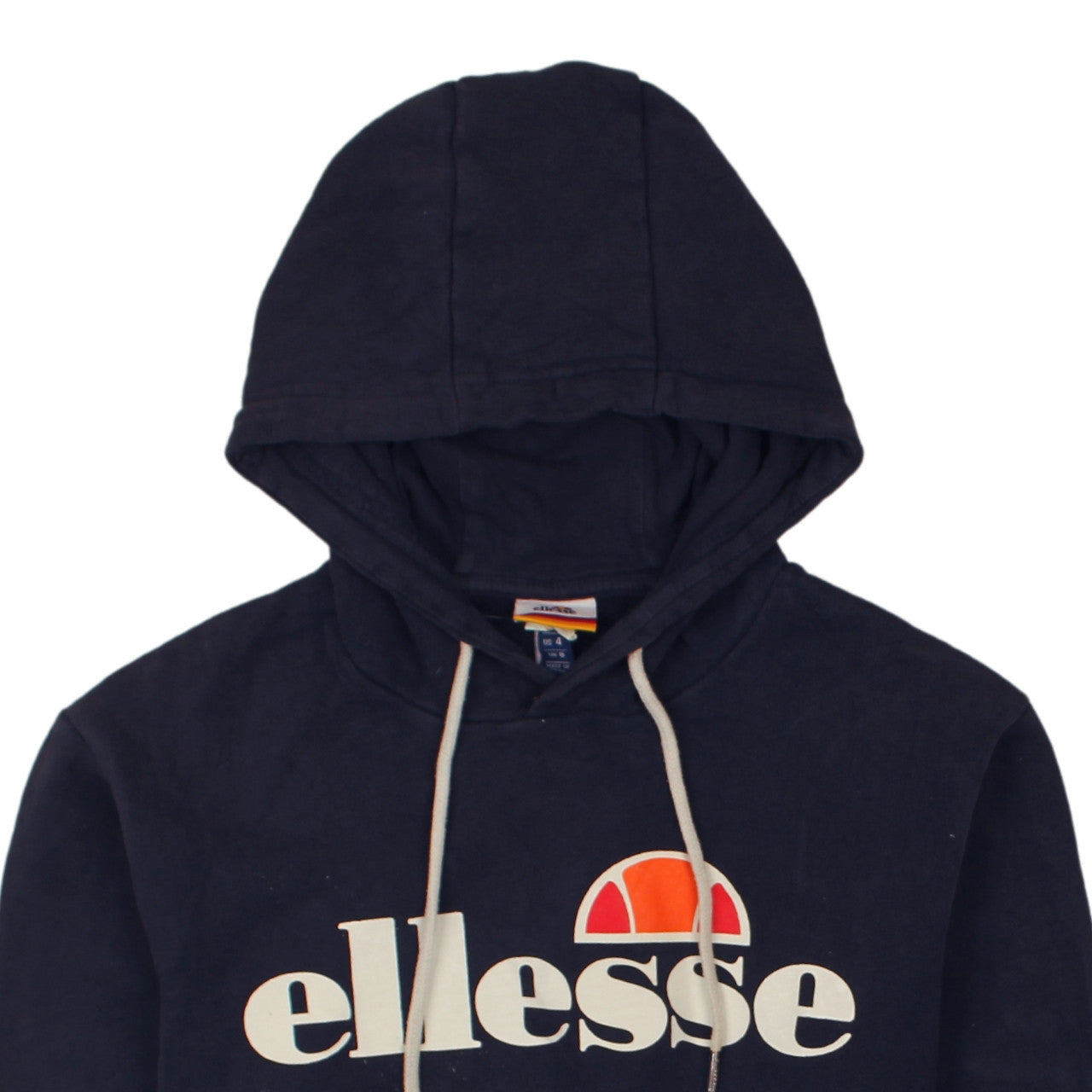 Womens UK Size 8 ellesse Blue Pullover Hoodie