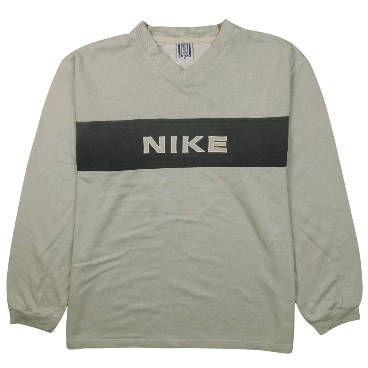 Mens UK Size L Nike Beige Pullover Sweatshirt