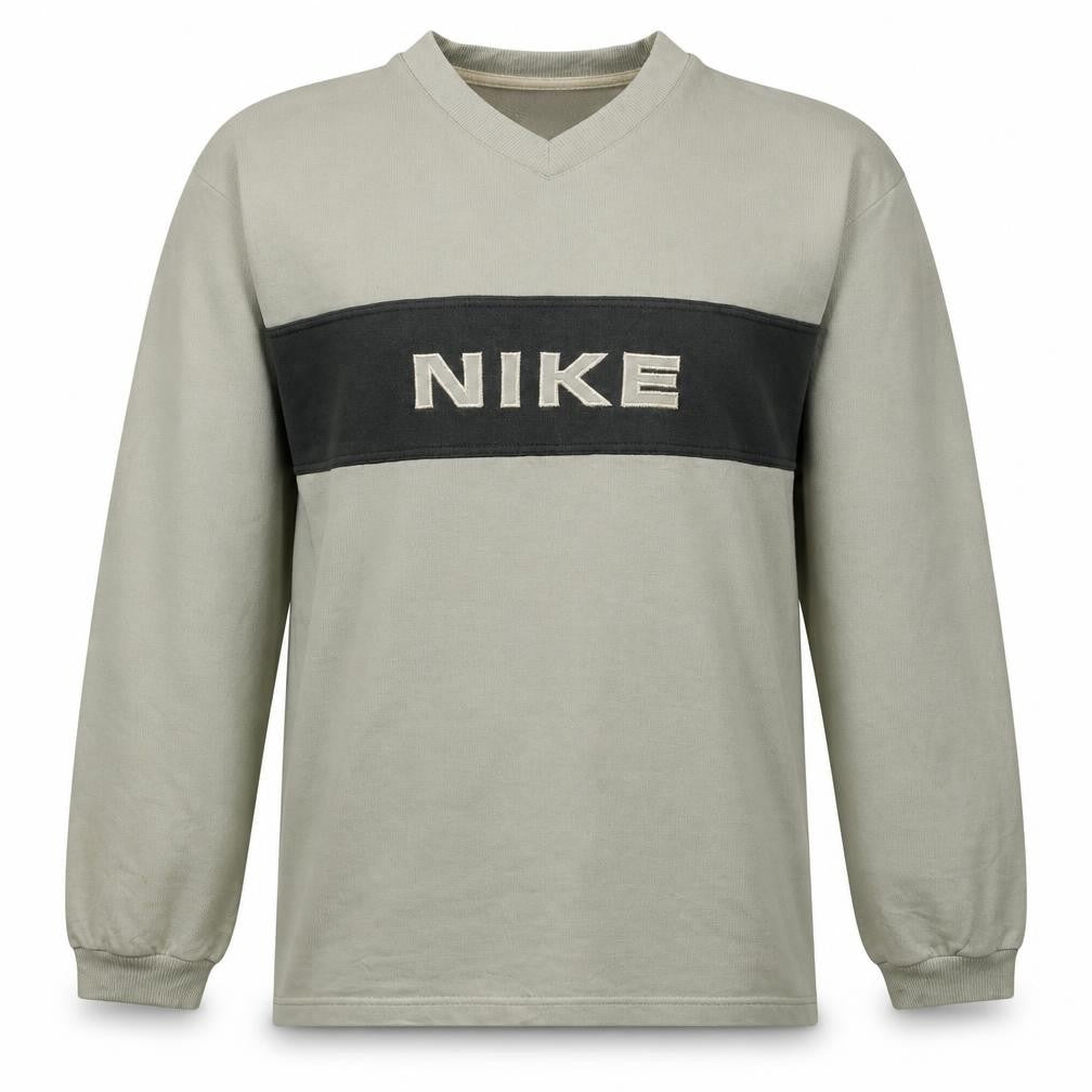 Mens UK Size L Nike Beige Pullover Sweatshirt