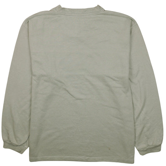 Mens UK Size L Nike Beige Pullover Sweatshirt