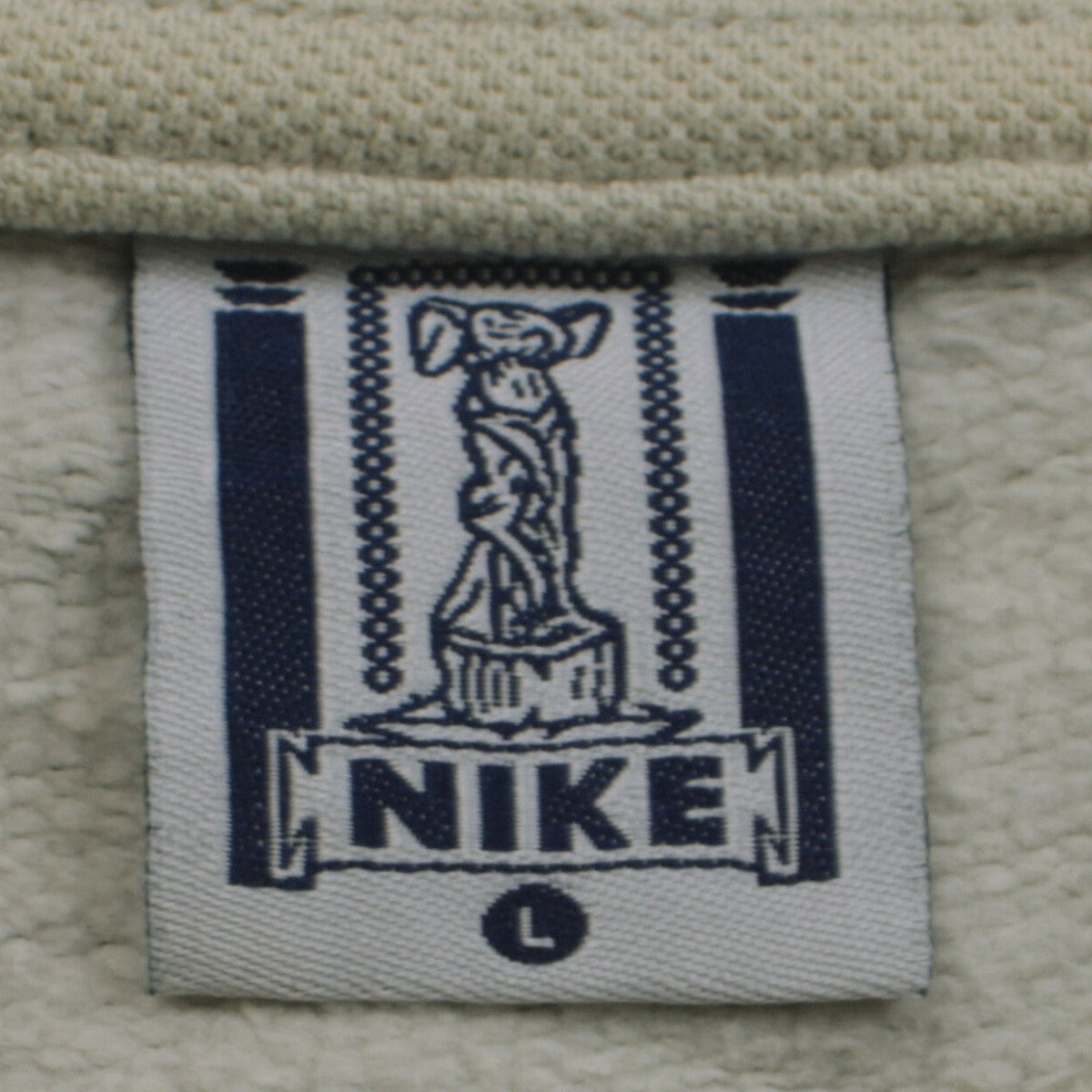 Mens UK Size L Nike Beige Pullover Sweatshirt