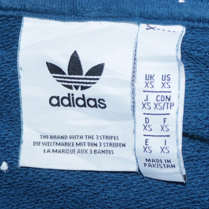 Mens UK Size XS adidas Blue Pullover Hoodie