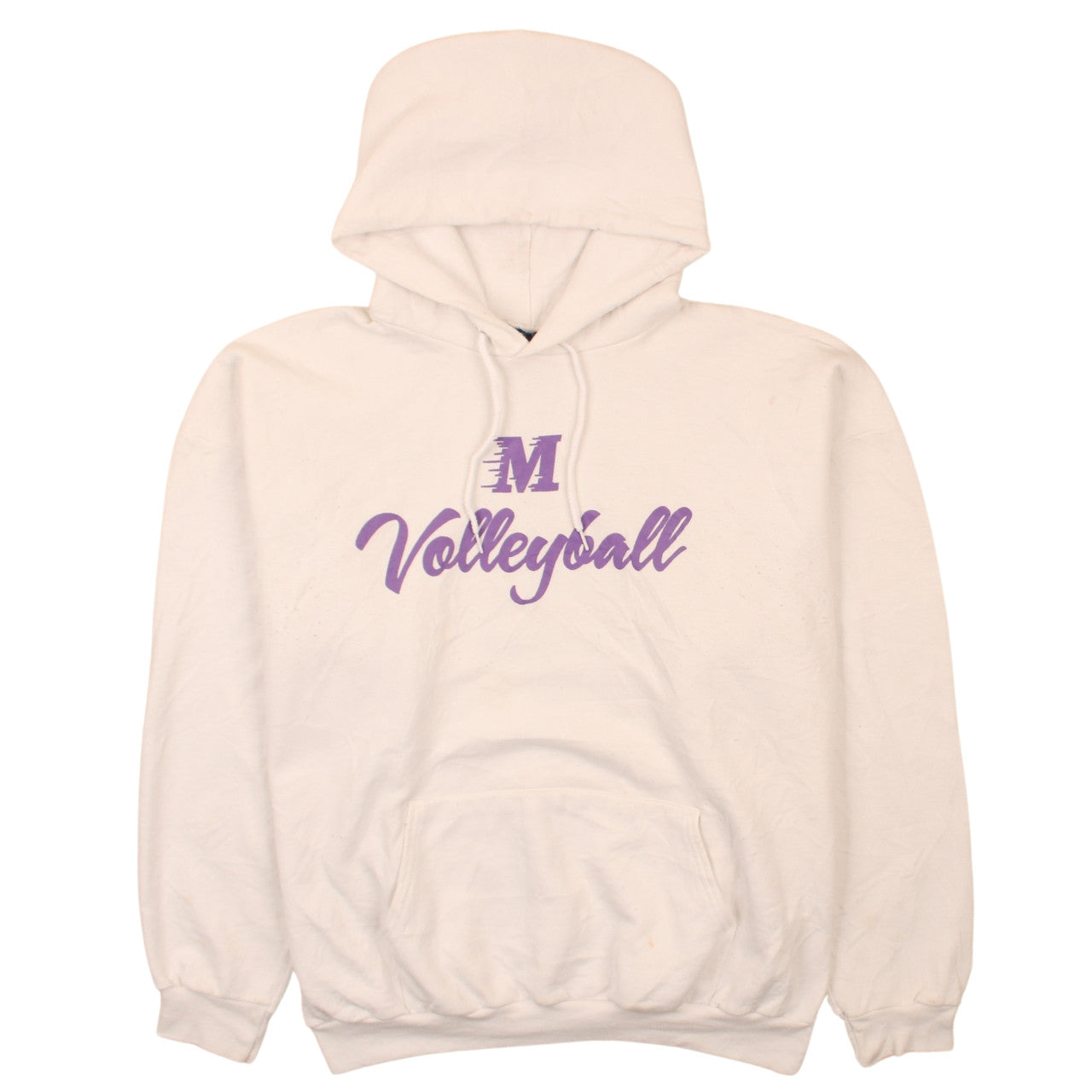 Mens UK Size XL Champion White Pullover Hoodie