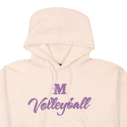 Mens UK Size XL Champion White Pullover Hoodie