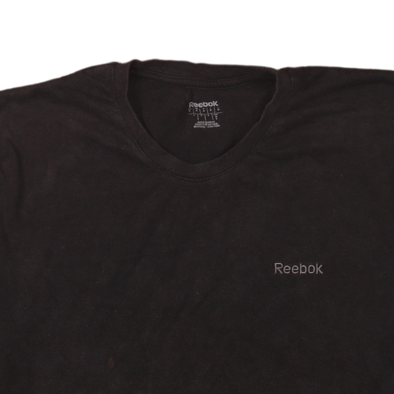 Mens UK Size S Reebok Black  T-Shirt