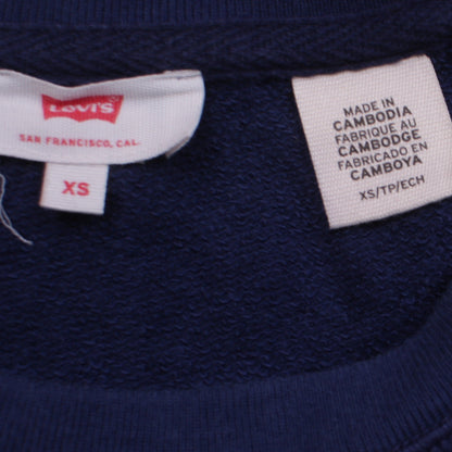 Womens UK Size XS Levi's Blue Pullover Sweatshirt