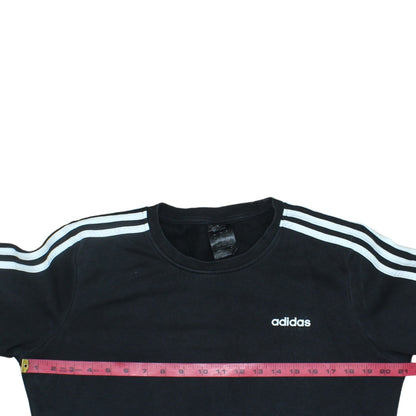 Womens UK Size L adidas Black Pullover Sweatshirt