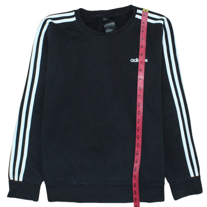 Womens UK Size L adidas Black Pullover Sweatshirt