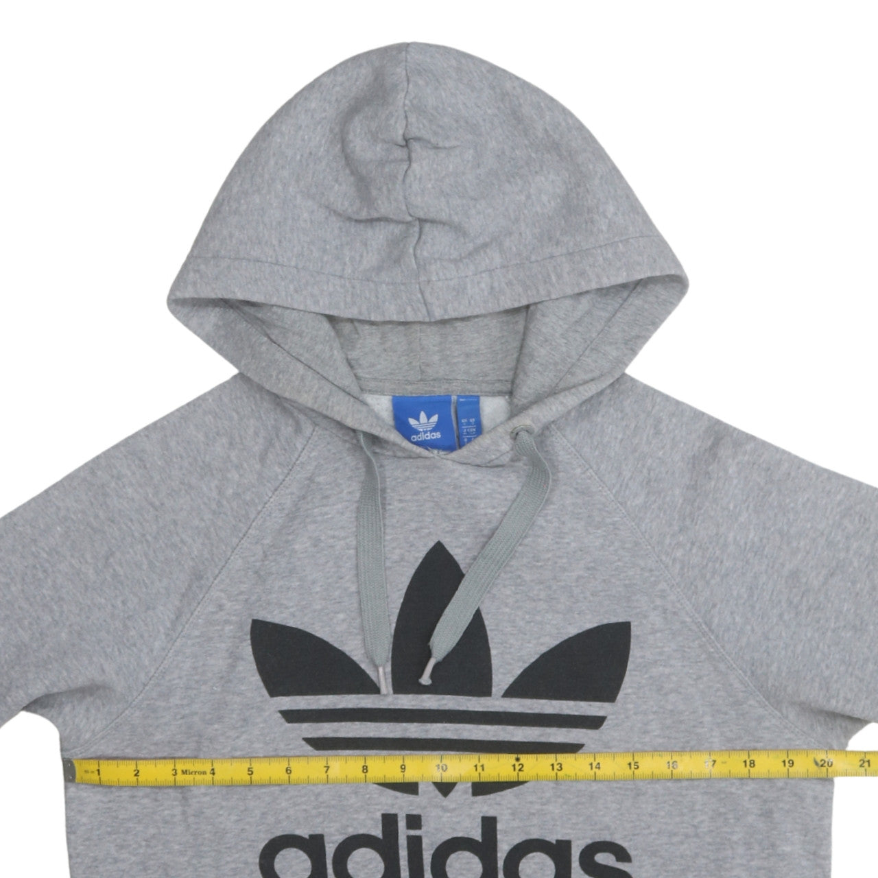 Mens UK Size S adidas Grey Pullover Hoodie