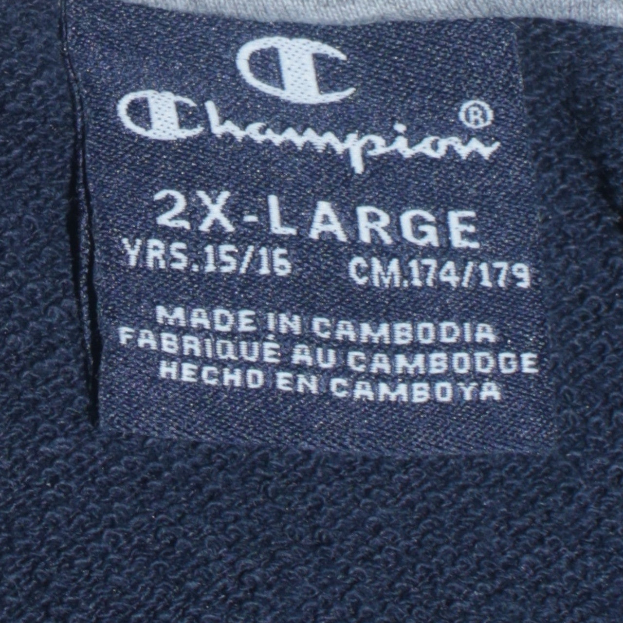 Boys UK Size 2XL Champion Black Pullover Hoodie