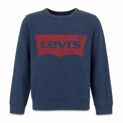 Levi's Boys Blue Logo Crew Neck Pullover Sweatshirt Age 14