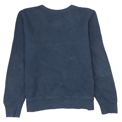 Levi's Boys Blue Logo Crew Neck Pullover Sweatshirt Age 14