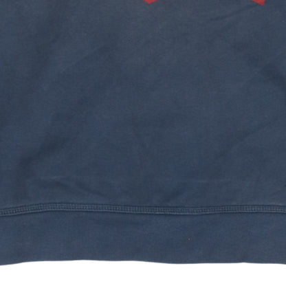 Levi's Boys Blue Logo Crew Neck Pullover Sweatshirt Age 14