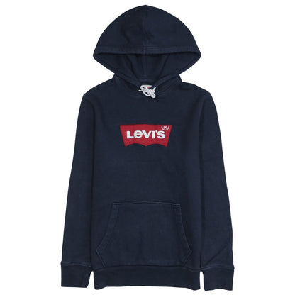 Mens UK Size S Levi's Blue Pullover Hoodie