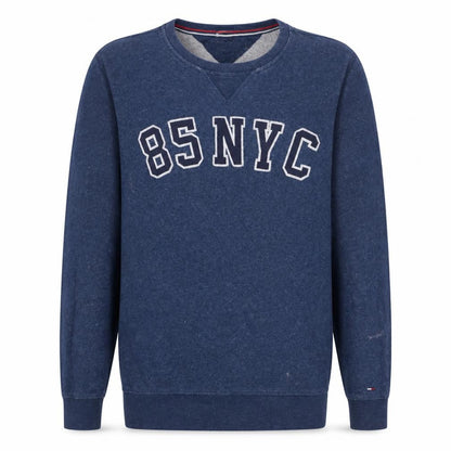 Mens UK Size L Tommy Hilfiger Blue Pullover Sweatshirt